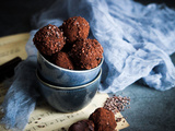 Truffes au chocolat noir & cbd