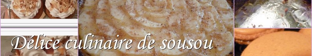 Recettes de Délice culinaire de sousou