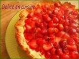 Tarte aux fraises et mascarpone