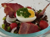 Salade de lentilles aux poivrons