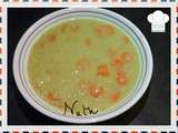 Soupe de lentilles corail et carottes