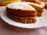 Gâteau à la banane et flocons d’avoine