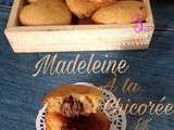 Madeleine à la chicorée et chocolat   Nutella  