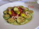 Salade de courgette et tomate