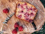 Cake Banane, Framboises & Noix de coco