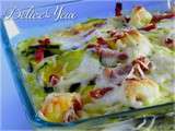 Gratin de courgettes, Lardons & Vache qui rit ®