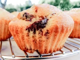 Muffins cerises & amande