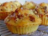 Muffins Chèvre, Bacon & Noix