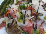 Carpaccio de boeuf et antipasti maison