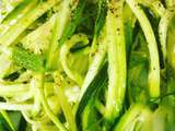 Spaghettis de courgettes crues