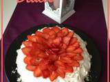 Pavlova aux fraises