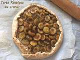 Tarte rustique aux prunes