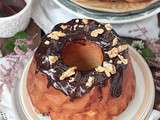 Babka au chocolat, cranberry et noix