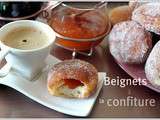 Beignet à la confiture