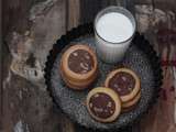 Biscuit bicolore aux noix de pécan