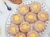 Biscuits empreintes au lemon curd