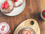 Brioche crème puits à la fraise