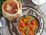 Dal aux tomates et petits pains farcis épinards & fêta