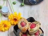 Financiers pistaches et fraises