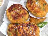 Galettes indiennes aux quinoa et patates douces