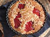 Gâteau aux coings pochés à l'hibiscus