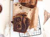 Marble banana bread