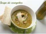 Soupe de courgettes