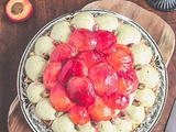 Tarte aux abricots rôtis, vanille et cardamome