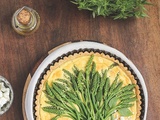 Tarte aux asperges sauvages et Feta