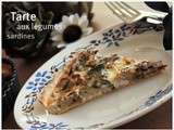 Tarte légumes et sardines