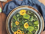 Tarte salée courgettes et crème de feta