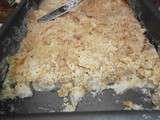 Crumble poire-noisettes