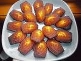 Madeleines au miel de châtaignier