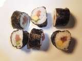 Makis de thon et avocat