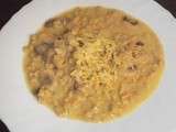 Risotto de crozets au beaufort et champignons