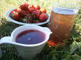 Sirop de fraises maison