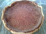 Tarte flan au chocolat