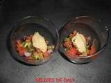 Verrines d avocat et saumon