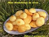 Mini Madeleines au Citron