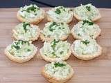 Tartelettes Crabes et Avocats