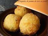 Croquettes de pomme de terre et au poulet