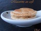 Macarons au café