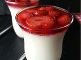 Panna cotta aux fraises