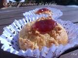 Rochers de cacahuètes et à la fraise