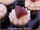 Cupcakes aux Fraises