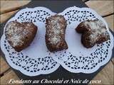 Fondants au Chocolat et Noix de coco