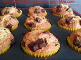 Muffins Pépites de chocolat