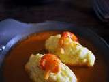 Quenelles de poisson, bisque d’écrevisses