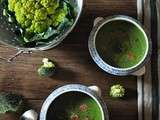 Soupe brocoli épinards