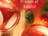 Sangria rosée fraises et basilic